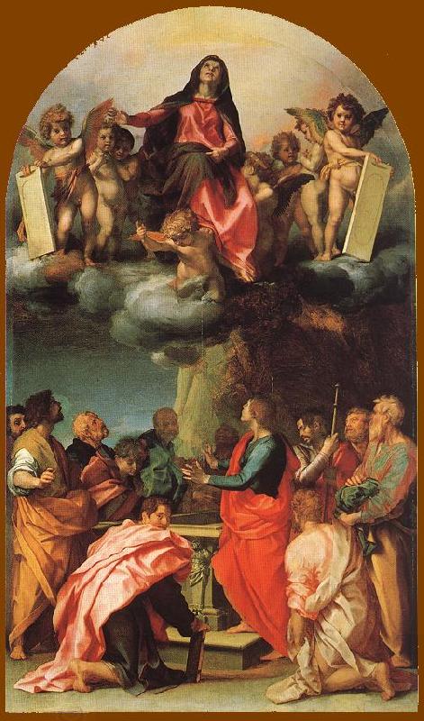 Andrea del Castagno Assumption of the Virgin oil painting picture